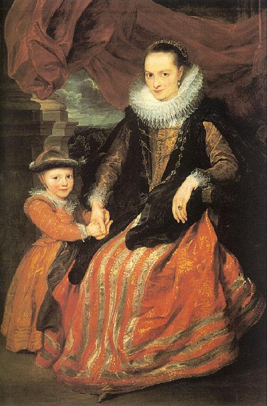 Dyck, Anthony van Susanna Fourment and her Daughter Germany oil painting art